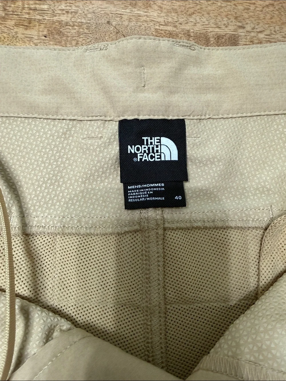 The North Face Men's Beige Hybrid Performance Shorts